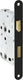 Starx wc�slot � badkamerslot � deurslot binnendeur � slot met voorplaat zwart � 50 x 63 mm