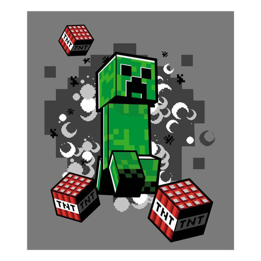 Minecraft flanellen deken 130x160 cm