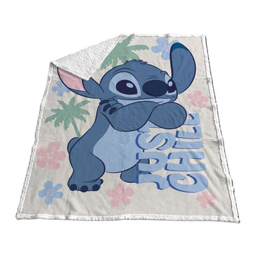 Stitch sherpa deken 130x170 cm