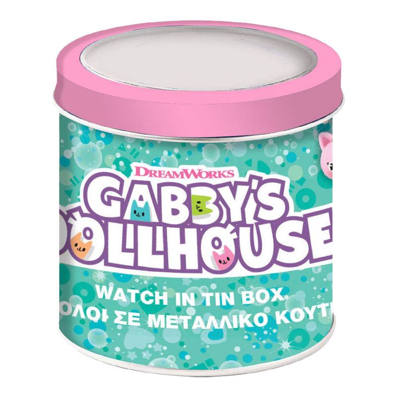 Afbeelding laden in galerijviewer, Gabby's poppenhuis horloge in blik
