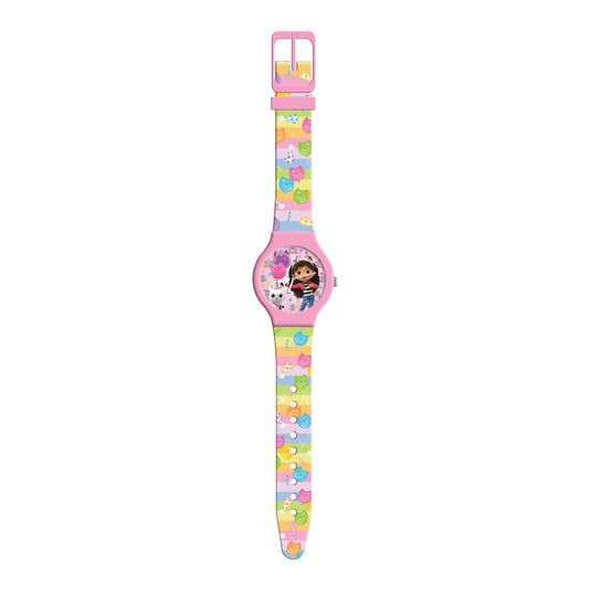 Gabby's poppenhuis horloge in blik