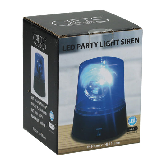 Led blauwe sirene - 11,5 cm