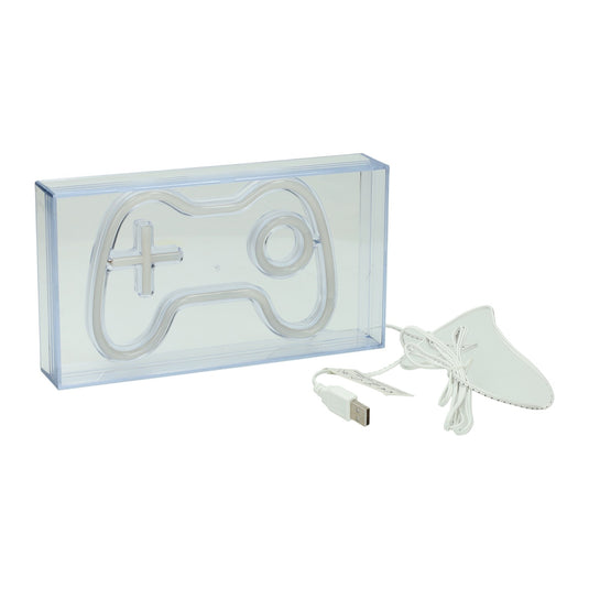 Led neon lamp box gameconsole 23x4x13 cm