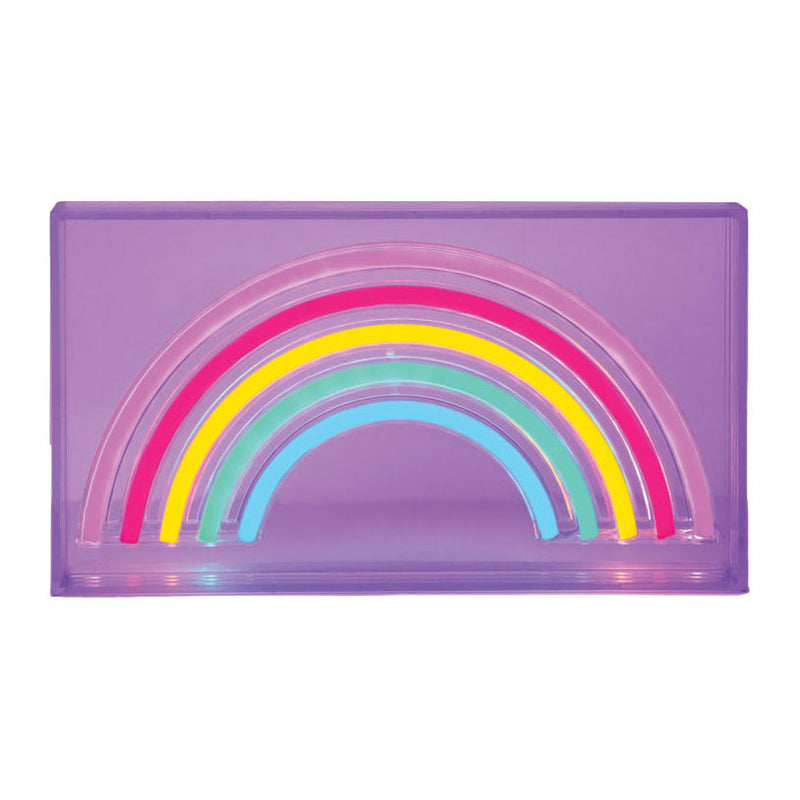 Afbeelding laden in galerijviewer, Neonlamp regenboog 23x4x13 cm
