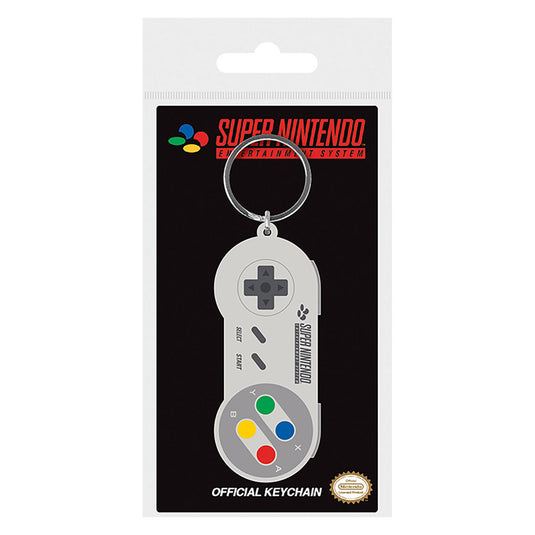 Nintendo snes controller pvc sleutelhanger