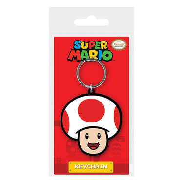 Super mario toad pvc sleutelhanger
