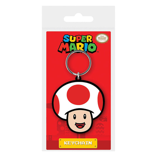 Super mario toad pvc sleutelhanger