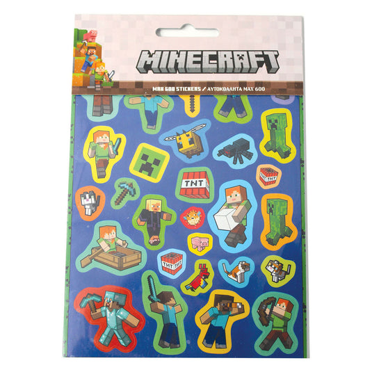 Minecraft stickerboekje - 600 stickers