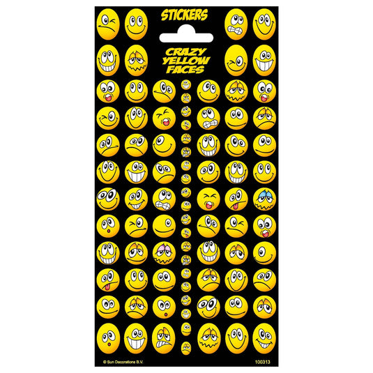 Creative craft group stickervel twinkle - grappige gezichten