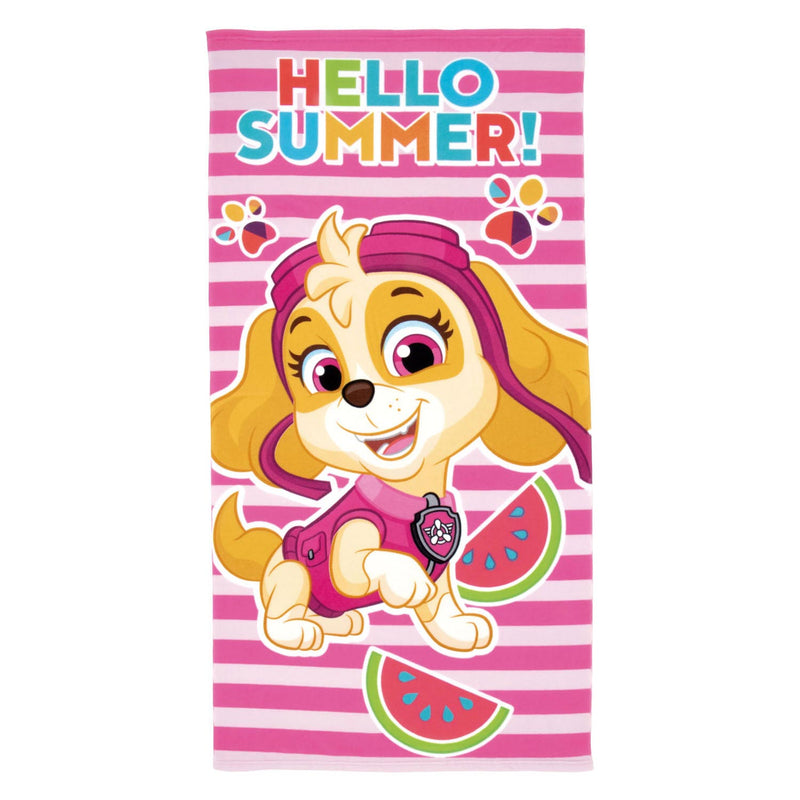 Afbeelding laden in galerijviewer, Paw Patrol Handdoek 70x140cm roze
