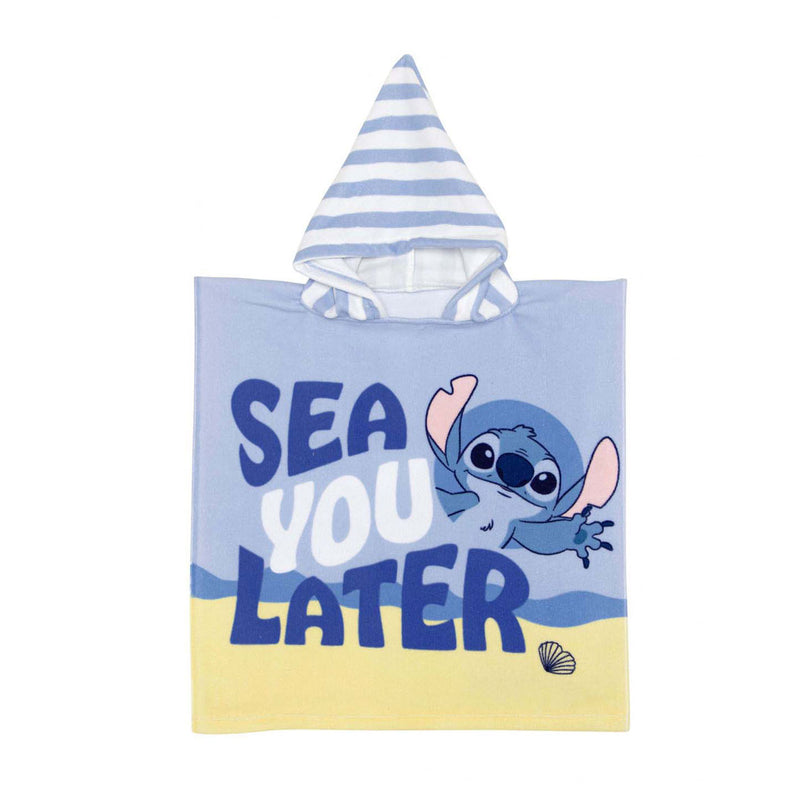 Afbeelding laden in galerijviewer, Handdoek poncho stitch op het strand
