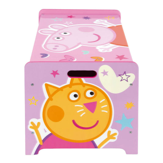 Peppa pig houten speelgoedkist