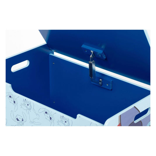 Houten speelgoedkist stitch