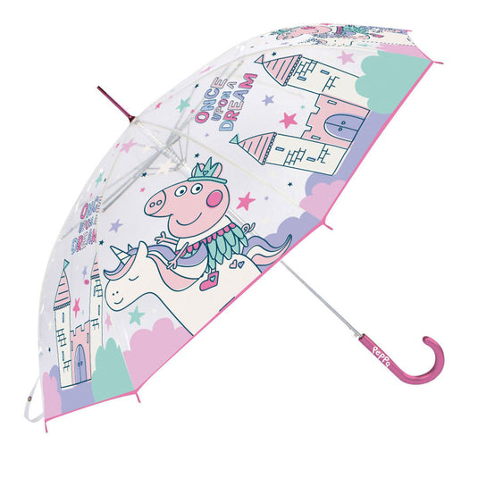 Peppa pig transparante paraplu