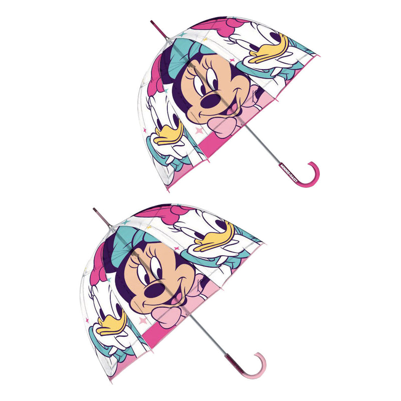 Afbeelding laden in galerijviewer, Disney transparante paraplu minnie mouse
