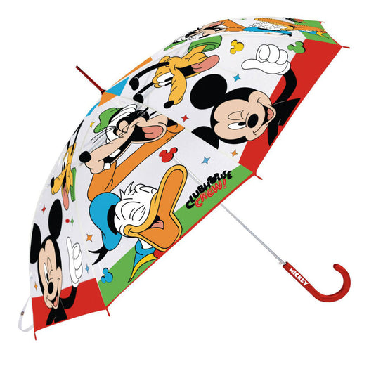 Mickey mouse transparante paraplu