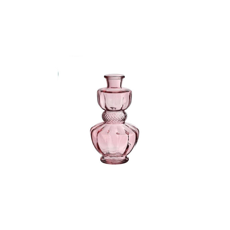 Afbeelding laden in galerijviewer, Ideas 4 seasons bellagio vaas glas ø8,5xh15cm licht roze

