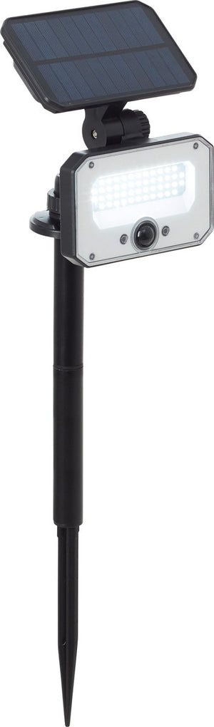 Brilliant joplin - buitenlamp - led 7w - solar - 1100 lm - 4100k - sensor - ip54 - afstandsbediening - zwart