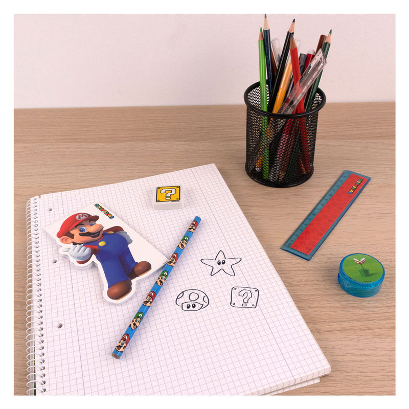 Afbeelding laden in galerijviewer, Kids licensing super mario stationery set, 5dlg.
