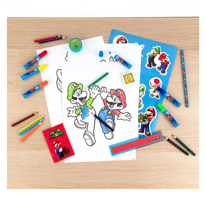 Afbeelding laden in galerijviewer, Kids Licensing Super Mario Stationery Set Tower, 35dlg.
