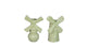 Vaas windmill l.10,5 w.6,5 h.15,5 cm 2 ass linde groen