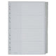 Blanco tabbladen leitz 1278 grijs pp (polypropeen)