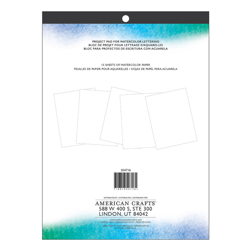 Afbeelding laden in galerijviewer, Kelly creates • aquarel brush lettering paper pad blank
