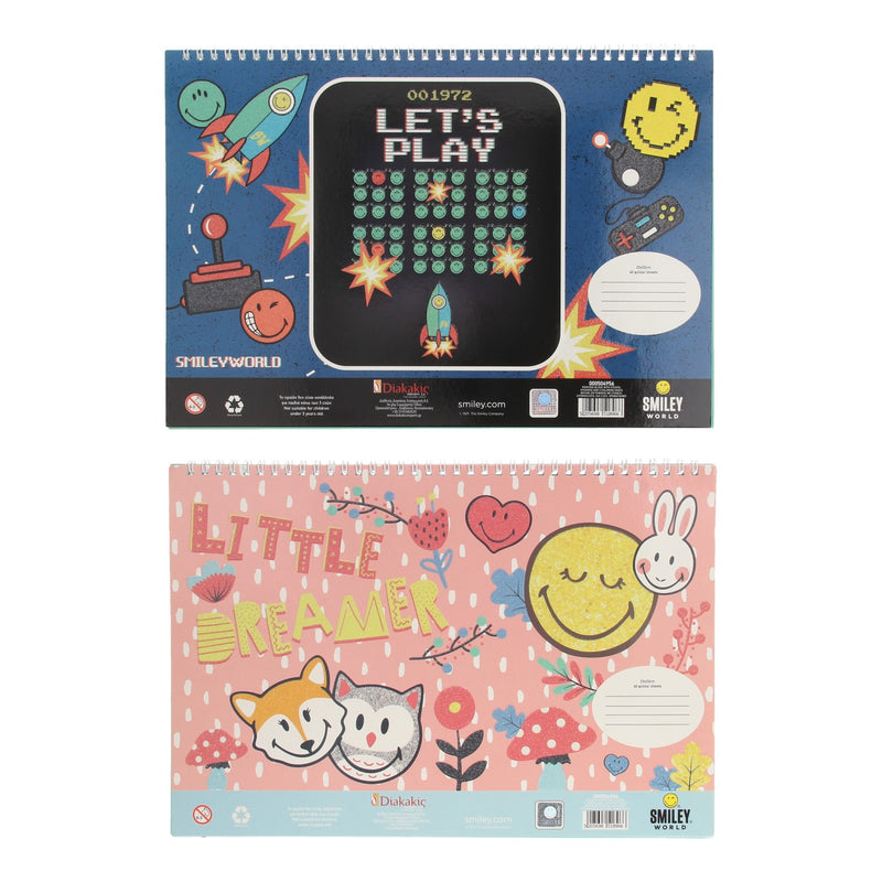 Afbeelding laden in galerijviewer, Schetsblok Smiley met Stickers
