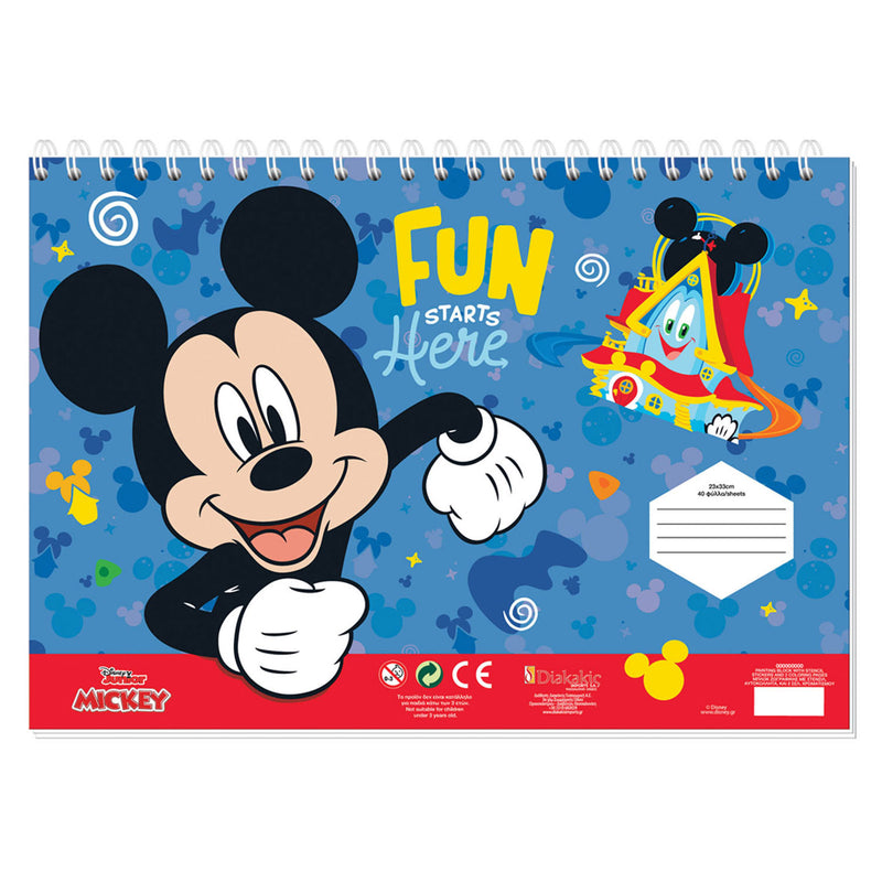 Afbeelding laden in galerijviewer, Mickey mouse Mickey Mouse Kleurplaten met Stencil en Stickervel
