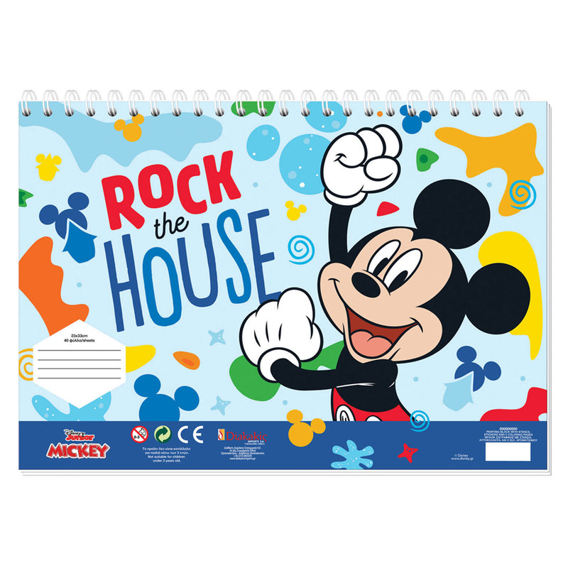 Afbeelding laden in galerijviewer, Mickey mouse Mickey Mouse Kleurplaten met Stencil en Stickervel
