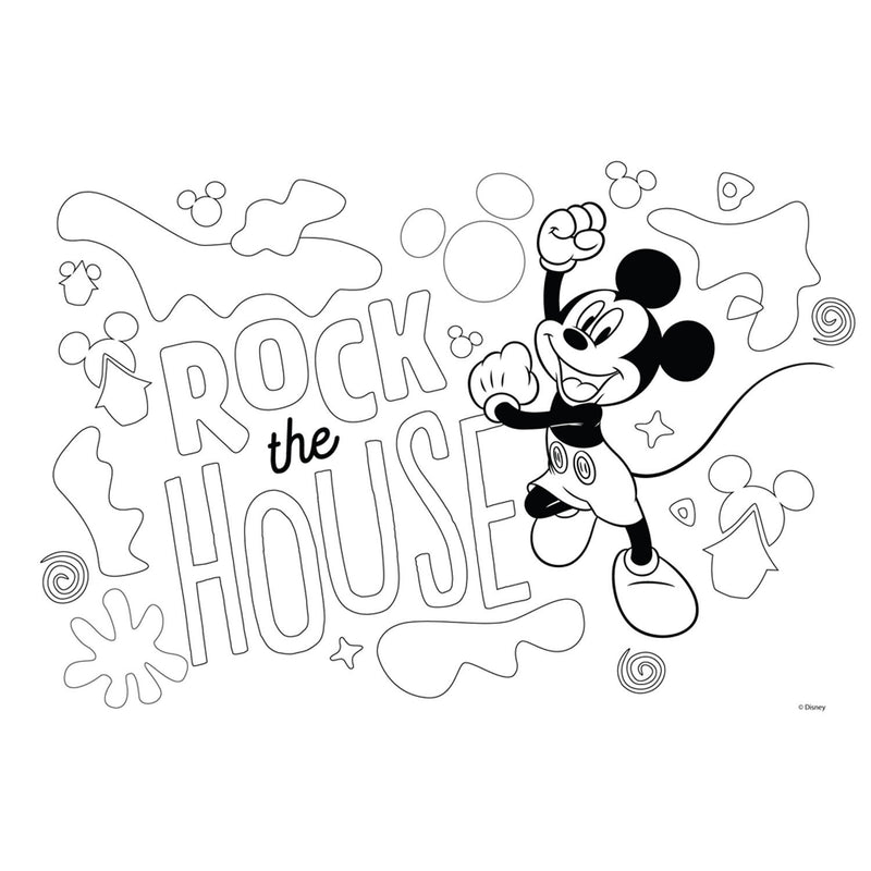 Afbeelding laden in galerijviewer, Mickey mouse Mickey Mouse Kleurplaten met Stencil en Stickervel
