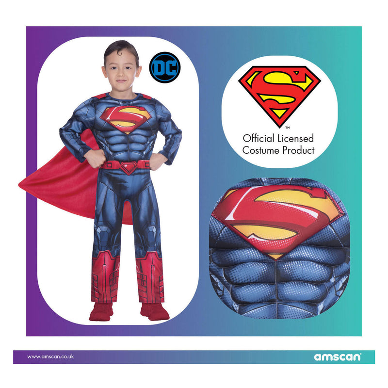 Afbeelding laden in galerijviewer, Kinderkostuum Superman Classic, 6-8 jaar
