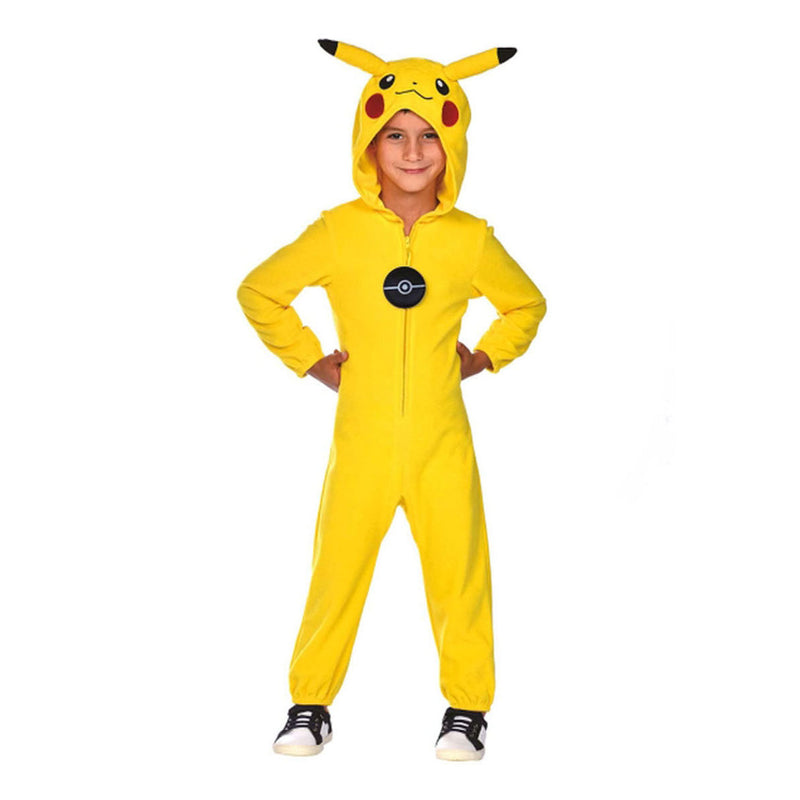 Afbeelding laden in galerijviewer, Pokémon kinderkostuum pokemon pikachu onesie, 6-8 jaar
