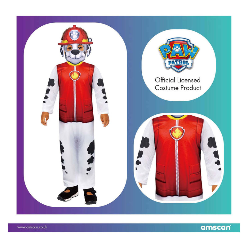 Afbeelding laden in galerijviewer, Paw patrol kinderkostuum marshall, 3-4 jaar
