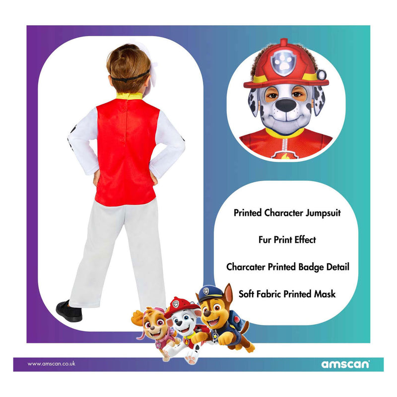 Afbeelding laden in galerijviewer, Paw patrol kinderkostuum marshall, 3-4 jaar

