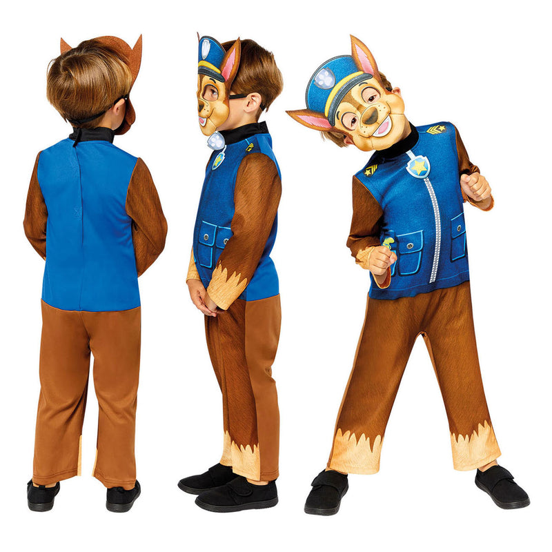 Afbeelding laden in galerijviewer, Paw patrol kinderkostuum chase, 3-4 jaar
