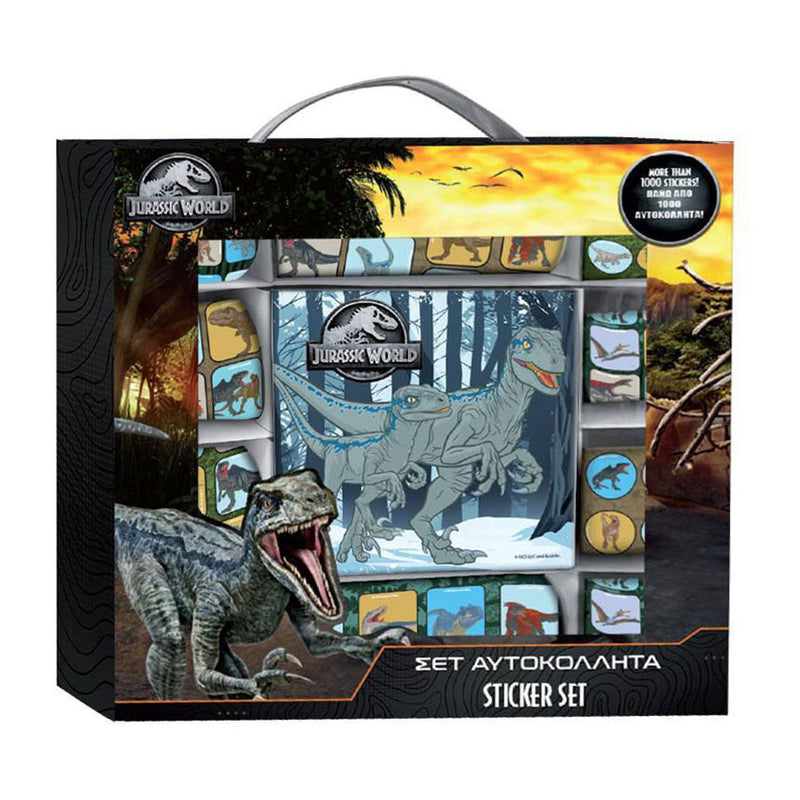 Afbeelding laden in galerijviewer, Stickerset jurassic world, 1000dlg.
