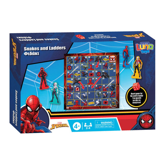 Slangen ladderspel spiderman