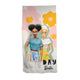 Mattel strandlaken barbie beach, 70x140cm