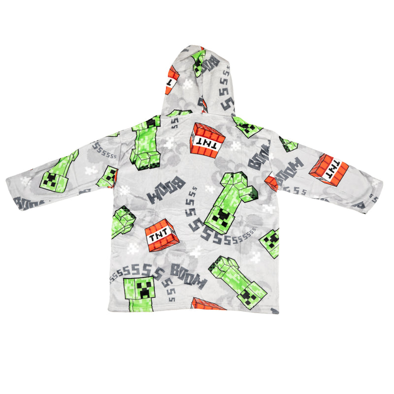 Afbeelding laden in galerijviewer, Minecraft kinder fleece hoodie deken trui, 7-14 jaar
