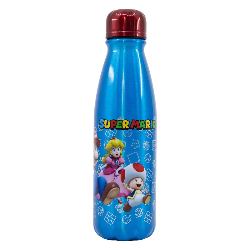 Afbeelding laden in galerijviewer, Stor drinkfles aluminium super mario, 600ml
