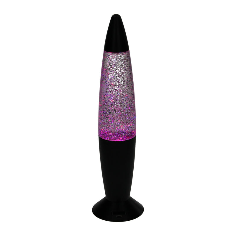 Afbeelding laden in galerijviewer, Glitter led lamp kleurveranderend, 34cm

