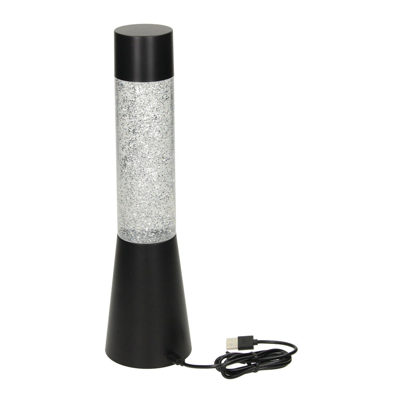 Afbeelding laden in galerijviewer, Glitter LED Lamp Kleurveranderend, 33cm
