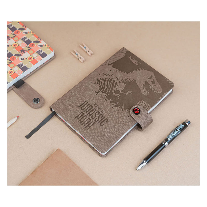 Afbeelding laden in galerijviewer, Premium notitieboek a5 jurassic park met pen
