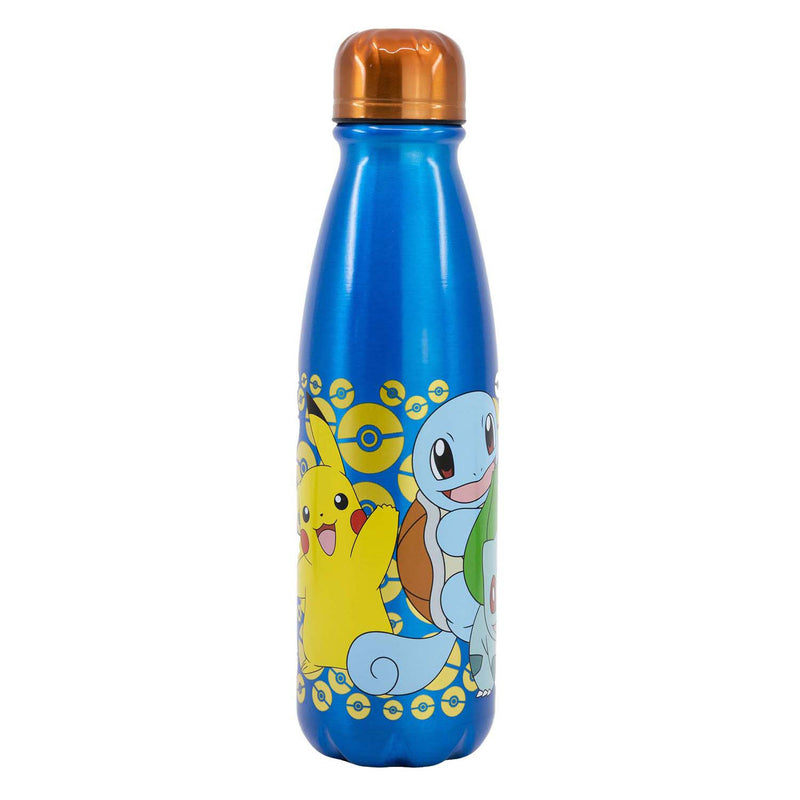 Afbeelding laden in galerijviewer, Stor pokémon aluminium drinkbeker - drinkfles 600 ml - 23.5 cm hoog
