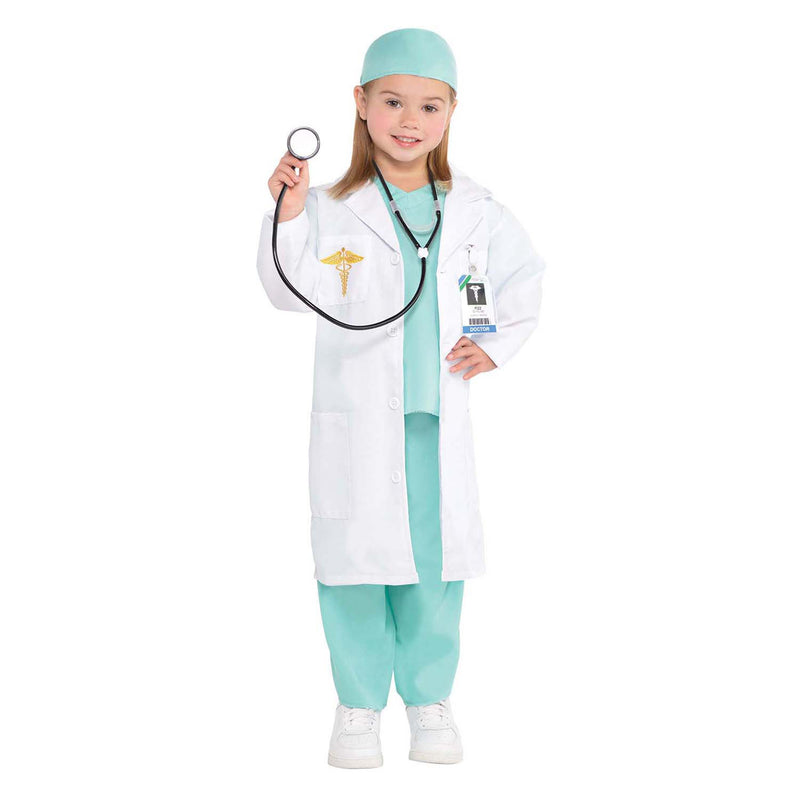 Afbeelding laden in galerijviewer, Kinderkostuum dokter meisje - 6-8 jaar
