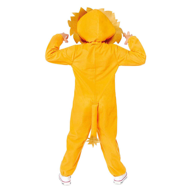 Afbeelding laden in galerijviewer, Kinderkostuum leeuw onesie - 4-6 jaar
