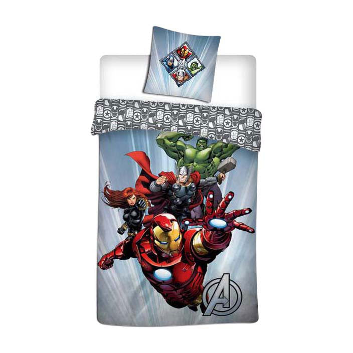 Afbeelding laden in galerijviewer, Avengers dekbedovertrek - 140x200 cm
