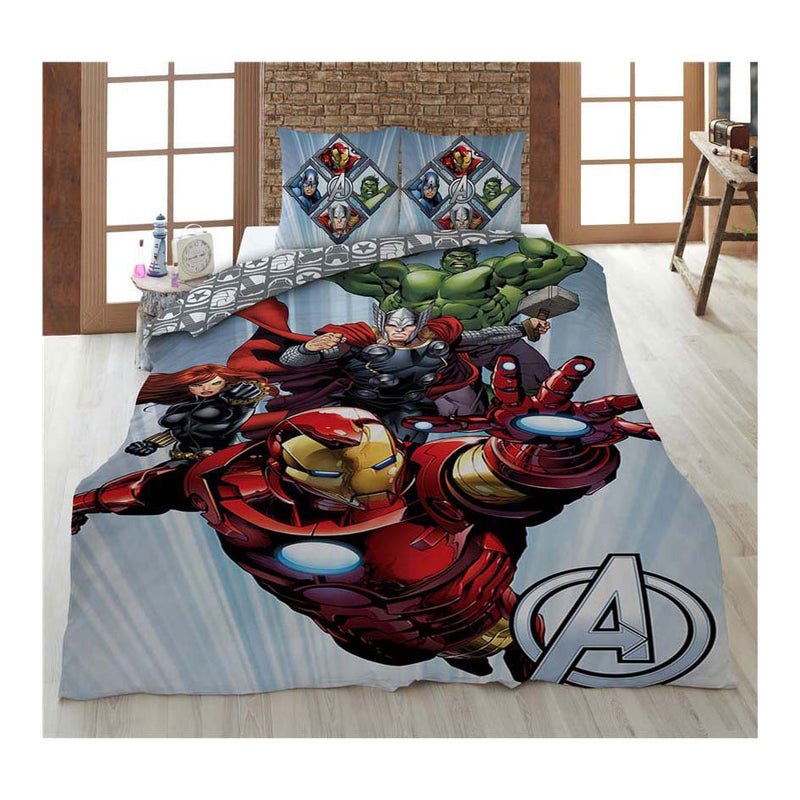 Afbeelding laden in galerijviewer, Avengers dekbedovertrek - 140x200 cm
