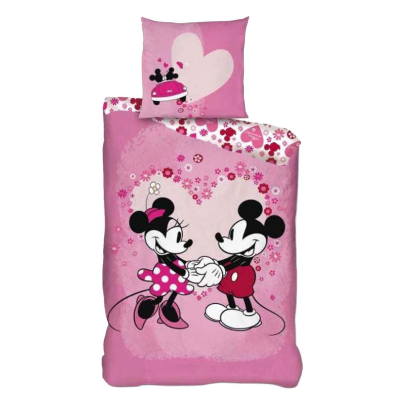Afbeelding laden in galerijviewer, Mickey minnie dekbedovertrek - 140x200 cm
